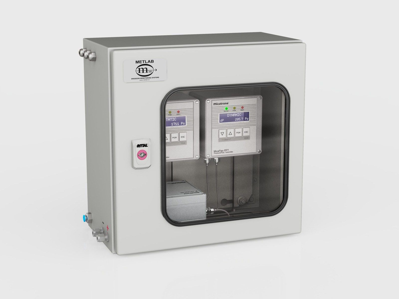 FlowGuard 100 for flow measurement in stacks