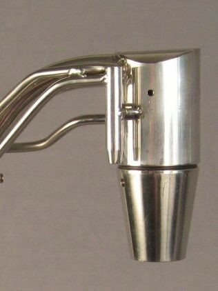 Probe head of the second type, with total pressure tube