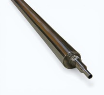 Close-up of a suction pyrometer nozzle made of high-temperature resistant material